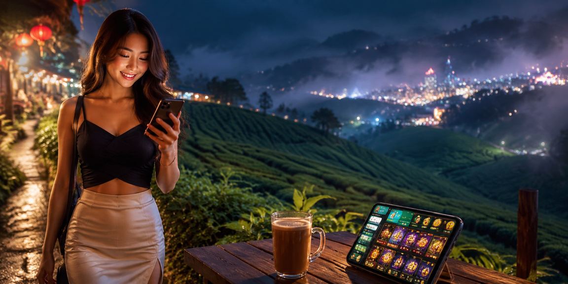 Aplikasi kasino goldensky88 diakses dari kawasan Genting Highlands dengan paparan Roulette